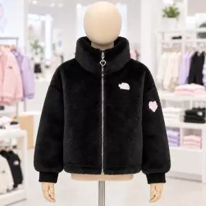 노스페이스 걸즈 퍼피 플리스 자켓 NJ4FR52S BLK 1000721649218
