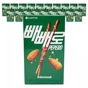 [하프클럽/롯데제과]롯데 빼빼로 아몬드 37g x 20개