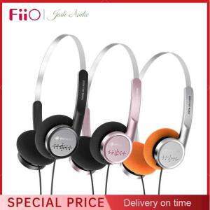 FiiO Snowsky Wind 유선 HIFI 헤드폰 40mm 동적 회전 조절 식 귀마개 경량 레트로 이어 버드 맞춤형 음악