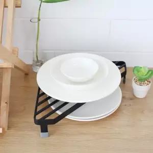 코너받침대 냄비 후라이팬 받침대 접시정리 조리도구 냄비뚜껑 받침 선반 깔개 수납