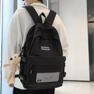 남성 대학생용 가벼운 멀티포켓 백팩 데일리 여행용 수납 가방