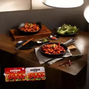 봉이푸드 매운 무뼈불닭발 400g 캠핑 밀키트