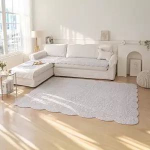 [리앤데코]고밀도워싱 벨루나 침대패드 카페트 200x230cm