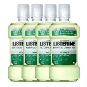 리스테린 내추럴 그린티 750ml 4개