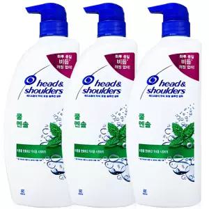 헤드앤숄더쿨멘솔샴푸850ml3개