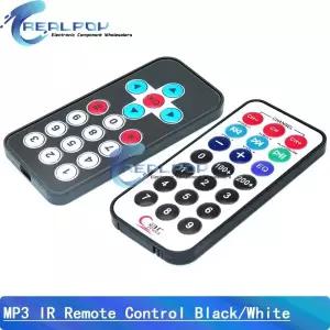 MCU 학습 보드 IR 리모컨 적외선 디코더 프로토콜 아두이노용 38khz MP3. MP4 블랙/화이트