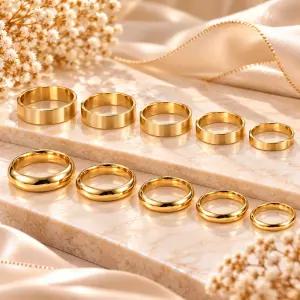 14K 18K(0.75g) 엥게이지 커플링 가족 우정반지 평반지 실반지
