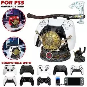 컨트롤러 보관 브래킷 PS4/PS5/스위치 용 God War 게임 스탠드 범용 데스크탑 디스플레이 휴대 전화 홀더