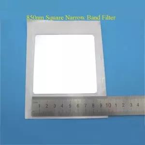 1PC 850nm IR 적외선 필터 협대역 통과 렌즈 라운드 센터 하프 대역폭 30nm 보이지 않는 광 86%