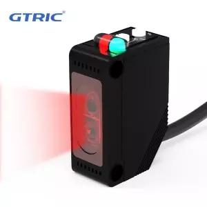 GTRIC E3Z-D61 확산 반사 광전 센서 NPN PNP 12-24VDC 사각 적외선 광 스위치 거리 30CM 브래킷 포함