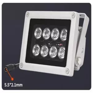 보이지 않는 940nm CCTV 보조광 IR  가시광 850nm 15 30 45 60 90도 적외선 조명기 스포트라이트 범위