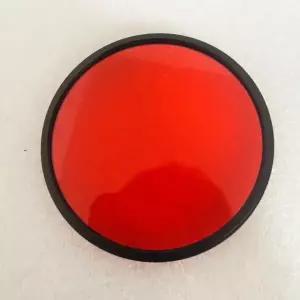 카메라 적외선 용 금속 프레임 링 590nm IR 롱 패스 필터 유리 CB590이  크기 52mm