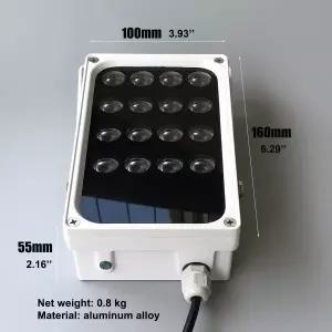 CCTV LED 16 어레이 IR Led 조명기 빛 적외선  카메라 방수  채우기