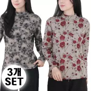 [3개세트] 여성 하이넥 반폴라 티셔츠 목폴라 반목티 (15color)