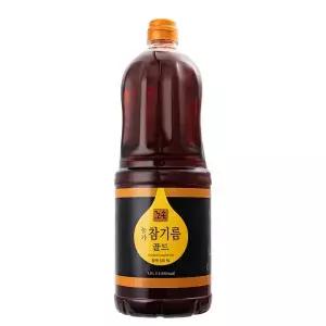 꼬손 통깨 100% 농가 참기름 업소용 참기름 1.8L