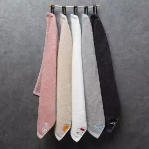 주방 고리 수건 4장 고리타올 어린이집수건 케릭터