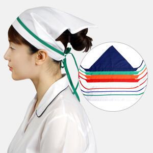 AC02 삼각 위생 스카프 두건 조리모 휴게소 마트 행사