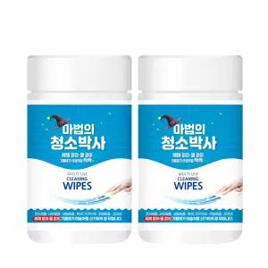 마법의 청소박사 1714 150매 2통 니코틴때 제거 티슈