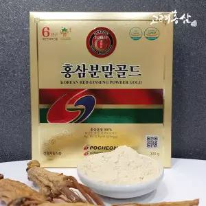 6년근고려홍삼/홍삼분말골드(300g)/6년근/6년근건삼/홍삼환/홍삼차/선식