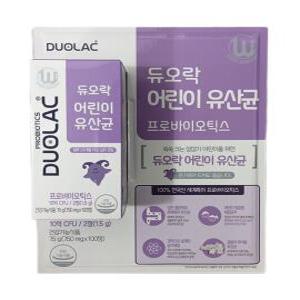 듀오락 어린이 유산균 750mgx100정 프로바이오틱스
