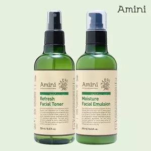 [아미니]아미니 리프레쉬 페이셜토너250ml+모이스처 페이셜에멀전250ml