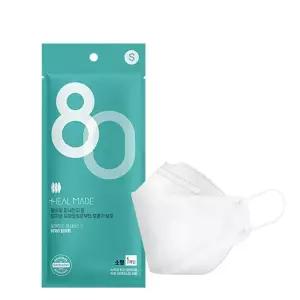 힐메이드 3D KF80 황사방역 마스크 소형 (50매/화이트)