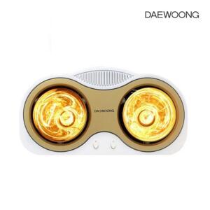 2구 욕실히터 전기스토브 벽걸이 램프난로 화장실 난방기