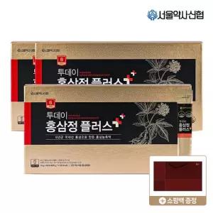 서울약사신협 6년근 투데이 홍삼정 플러스 60포 3세트 쇼핑백 포함)