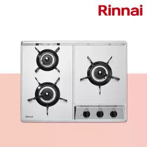 린나이 3구 가스쿡탑 빌트인 가스레인지 RBR-NS301DIJ (타공치수 560x430)