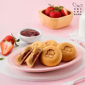 [화과방] 목장우유로 만든 우유앙빵 딸기 (35gx9개입) / 아이간식 디저트 간식선물 만주