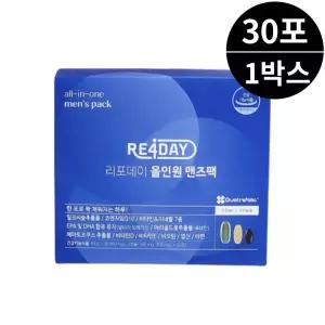 올인원 중년 남자 맨즈팩 하루비타민 종합영양제 30포 1박스 1개월분 식약처인증