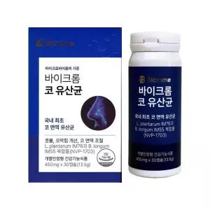 바이크롬 코 유산균 450mg x 30캡슐 1개 / 써클
