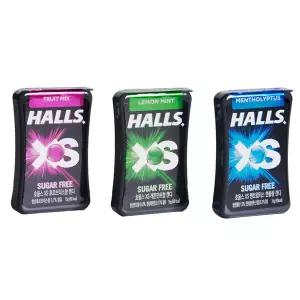[호올스]HALLS 호올스 XS 멘톨 사탕 졸음방지 미니 캔디 12개 교차가능