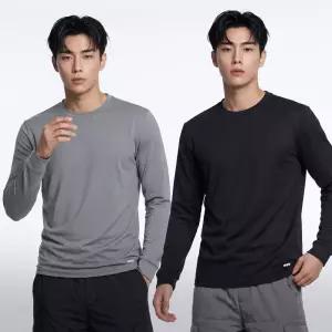 BFL 히트업 남성 겨울용 약기모 라운드 긴팔 티셔츠(KP43LT064M)