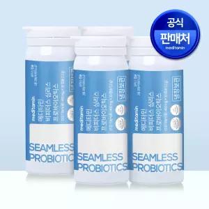 메디타민 비피더스 심리스 프로바이오틱스 4박스(4개월분) 심리스 캡슐 2중 코팅 비피더스균