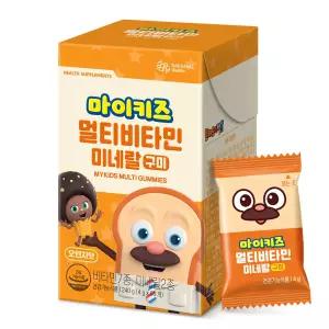 [소비기한 임박] 웰라이프 마이키즈 멀티비타민미네랄 구미, 60개입, 1개