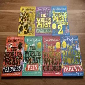 [다정책방] 국내 데이비드 윌리엄스 칠드런 7권 세트 영어원서 The worlds worst children 음원제공