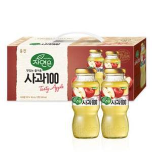 유리병 미니 사과 주스 12개 1박스 과일 음료수 선물 세트 답례품 병문안