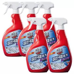 비트 찌든때 제거 500ml 5개 , 스프레이 얼룩제거 세탁보조제 찌든때