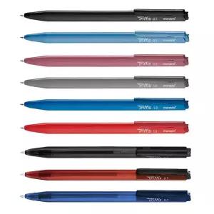 모나미 트리피스 유성 볼펜 0.5mm 0.7mm 1.0 mm 1자루 클립 삼각 펜 필기