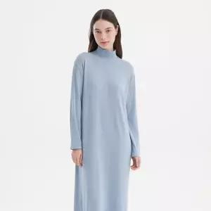 세컨스킨 [최초가69000원]심리스 모달 모크넥 드레스 SD1100