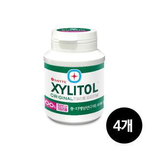 롯데 자일리톨 오리지날 용기, 52g, 4개
