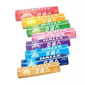 몬델레즈 호올스 스틱 27.9gx8개(딸기+자몽+블루베리+아이스블루+허니레몬+라임+멘토립터스+오렌지)