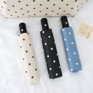 초경량 3단 자동 우산 겸용 암막양산 접이식 미니 우양산 OUB-DOT1