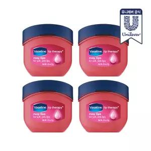 바세린 립 테라피 립밤 로지립스 7g 4개