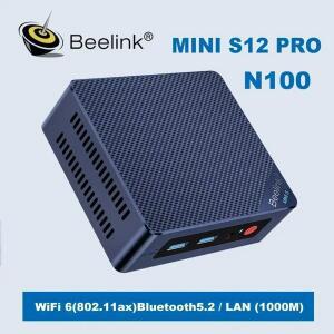 Beelink 미니 PC 듀얼 HD 컴퓨터 냉각 팬 S12 프로 N100 와이파이 원격 제어 6 BT 5.2 윈도우 11 N95 5 블