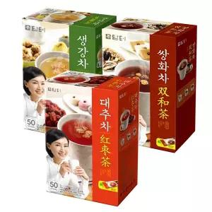담터 전통차 50T+50T 모음 (쌍화차/생강차/대추차)