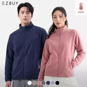 핫유닛 남여공용 겨울 데일리 기모 플리스 집업 자켓(M5WJ12)