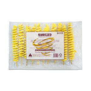 서원푸드 돌돌 회오리감자 80g x10개 행사 교회 간식 분식 푸드트럭