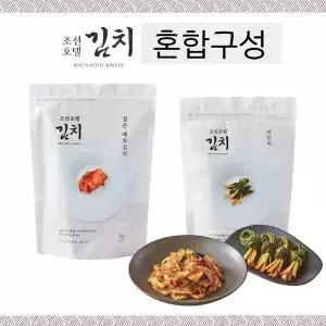 [조선호텔][조선호텔김치] 썰은 배추김치 1kg + 파김치 500g